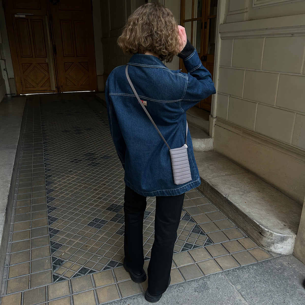 Pochette Téléphone - Taupe