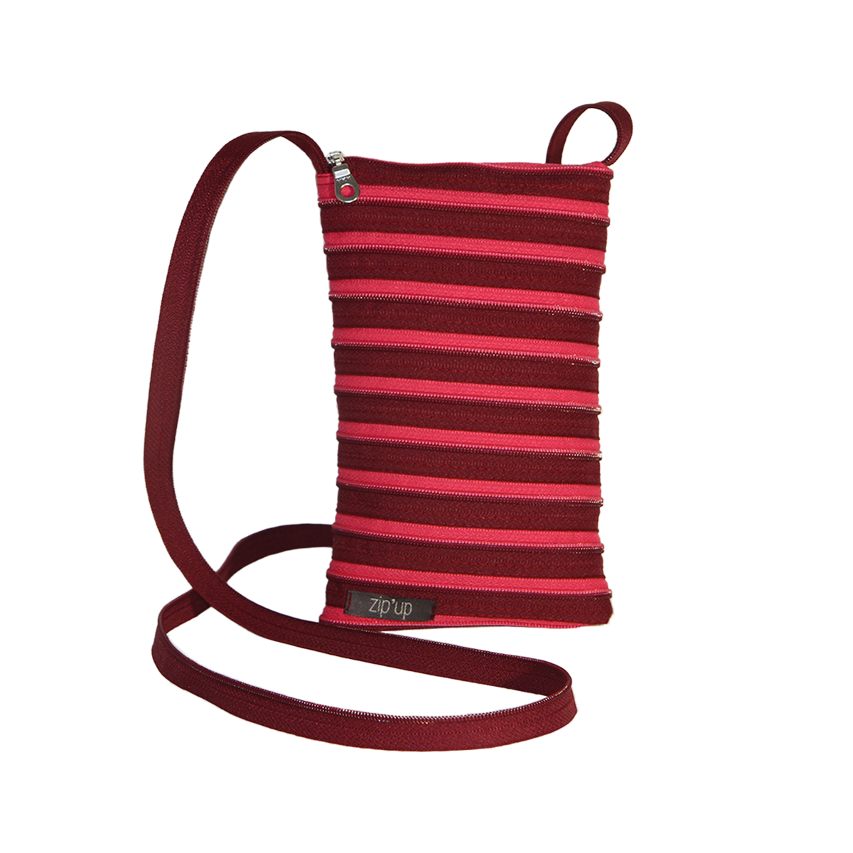 Pochette Téléphone - Prune/Rose