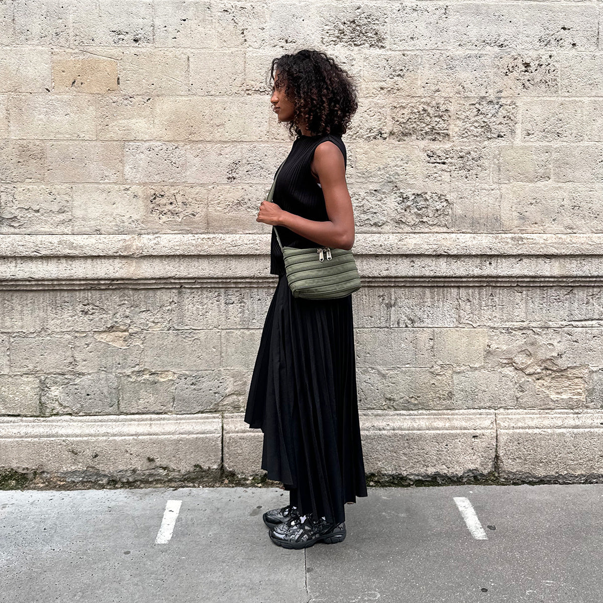 Le mini sac Messager - Kaki