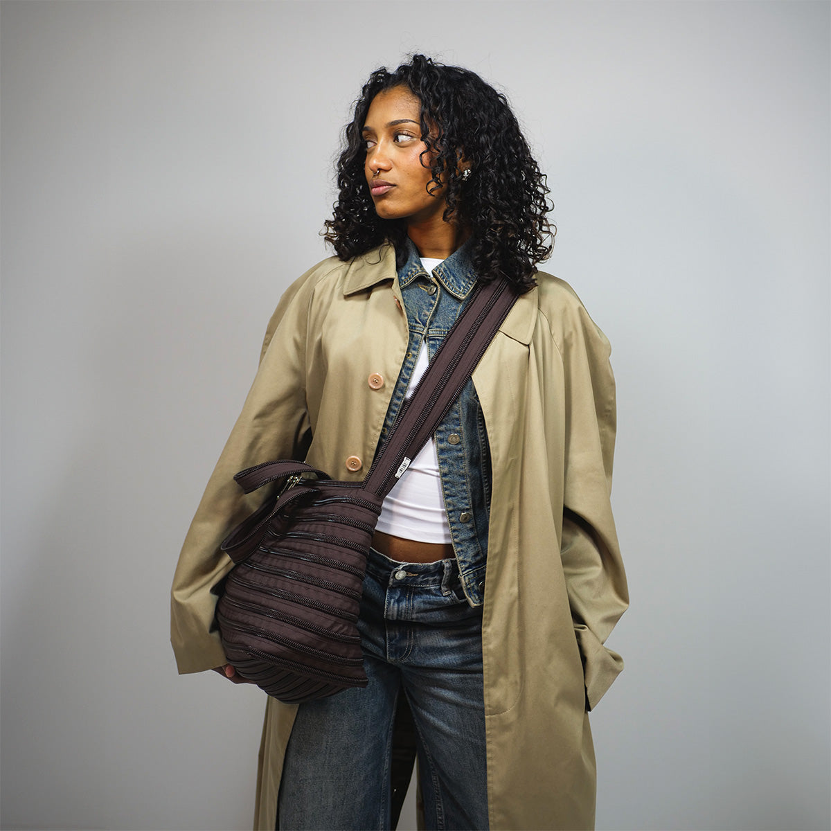 Sac Week-end Re-Edition - Chocolat