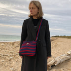 Besace - Marine/Rouge