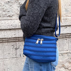 Le mini sac Messager - Indigo