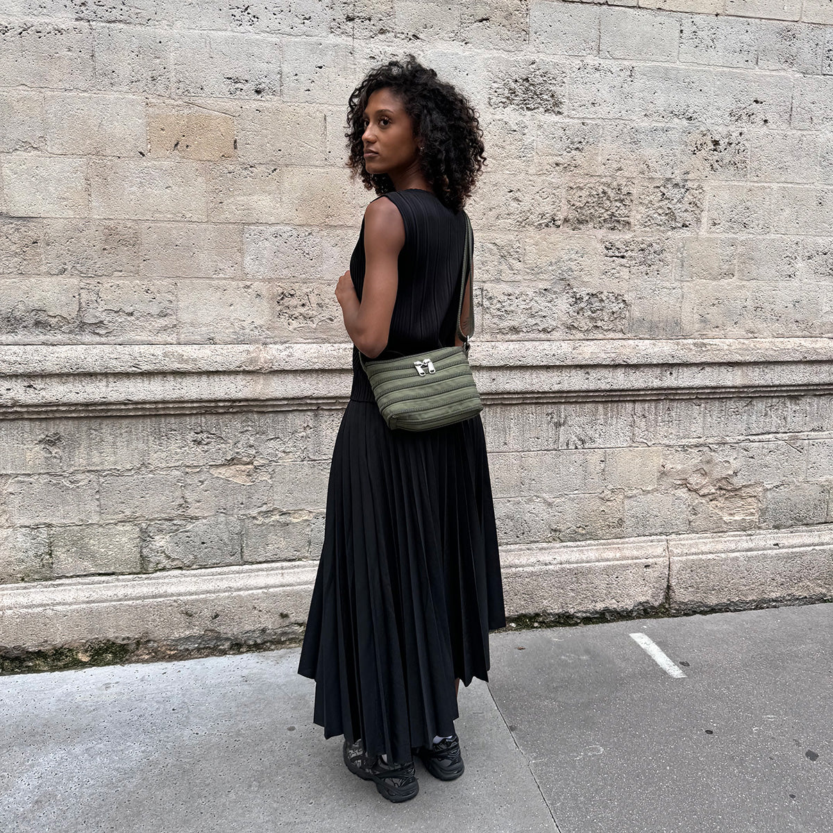 Le mini sac Messager - Kaki