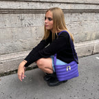 Le mini sac Messager - Violet