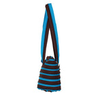 Le sac à main - Turquoise/ Chocolat