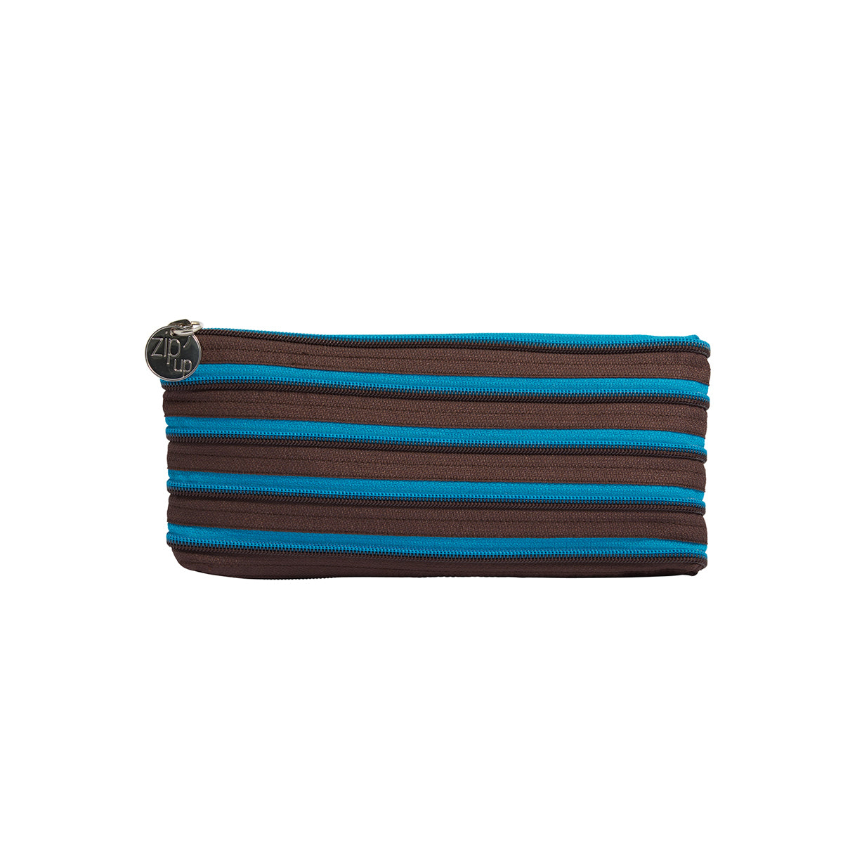 Trousse scolaire - Turquoise/Chocolat